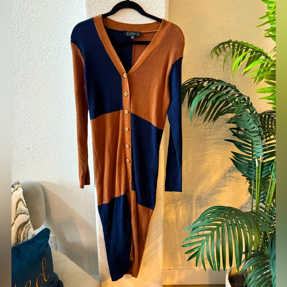 Eloquii checkered dress size 14/16